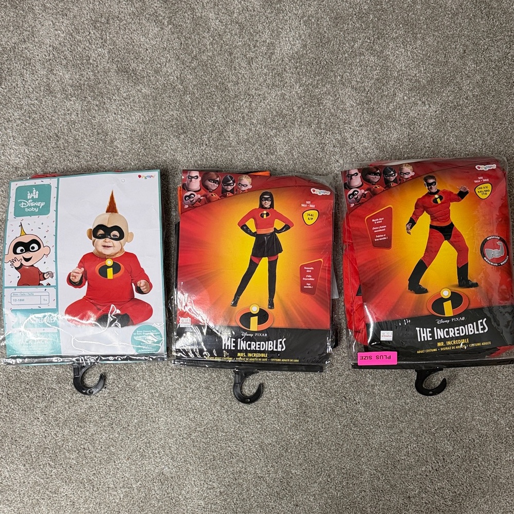 Disney The Incredibles Family Costume